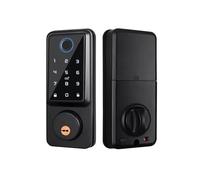 Maniglia per porta intelligente, APP WIFI Serratura Elettronica Completamente Automatica Serratura Con Impronta Digitale Serratura Intelligente Password Serratura Digitale For La Casa per casa, appart