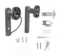 Maniglia per porta intelligente con impronta digitale con 2 chiavi a riconoscimento rapido, serratura elettronica senza elettricità statica per ufficio domestico