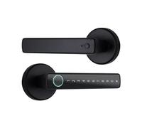 Maniglia per porta intelligente, Serratura For Porta Smart Finrprint, Sblocco Con Password Bluetooth, Serratura For Porta Con Ingresso Senza Chiave, Sicurezza Domestica, Serratura Elettronica Remota p