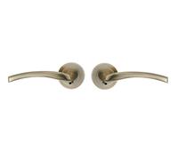 Maniglia per porta interna AGRA Patina Round Classic in alluminio stile retrò