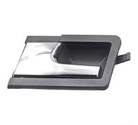 Maniglia per porta interna argento per T4 1990-2003, leva interna sinistra/destra in plastica ABS e metallo, ricambio per OEM 9714491084/9182238167, design durevole contro la polvere e (sinistra)