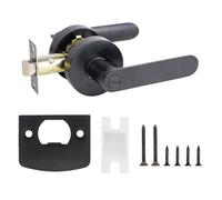 Maniglia per porta interna con serratura, per porta privacy - Passage Bath Black Hour Duty Settset | Leckrets per porta della privacy silenziosa per camera da letto, casa, camera da letto, casa