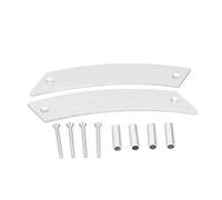 Maniglia per porta interna, sostituzione della maniglia della porta interna per auto, maniglia della porta interna in lega di alluminio con adattamento standard originale, installa (Argento)