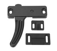 Maniglia per porta per zanzariera per, kit maniglia per porta per zanzariera in metallo destro Chiusura per porta per rimorchi da viaggio, rimorchio da carico (Nero) (Left: 80A805607)