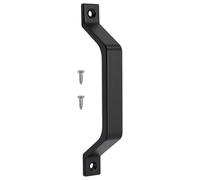 Maniglia per porta scorrevole con impugnatura comoda, design resistente (nera senza base)