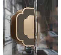 Maniglia per porta scorrevole, design floreale su entrambi i lati, meccanismo push pull per porte domestiche e commerciali
