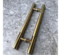 Maniglia per Porta Scorrevole in Acciaio Inossidabile, Maniglia Durevole, Tirante e Set di ferramenta di Ricambio per Porta in Vetro con Telaio, Bagno, Ufficio, Cucina, Barra della Maniglia