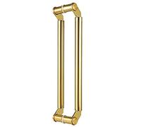 Maniglia per porta scorrevole in acciaio inox spazzolato, 61/81/101/121,9 cm, per doccia/vetro/porte a tasca, maniglia per ingresso su entrambi i lati per ufficio/porta d'ingresso, durevole ed
