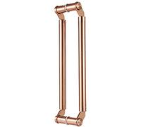 Maniglia per porta scorrevole in acciaio inox spazzolato, 61/81/101/122 cm, per doccia/vetro/porte a tasca, maniglia per ingresso su entrambi i lati, per ufficio e porta d'ingresso