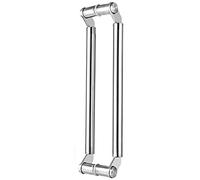 Maniglia per porta scorrevole in acciaio inox spazzolato, 61/81/101/122 cm, per doccia, vetro, porte di ingresso e tasca - montaggio su entrambi i lati, perfetta per ufficio e uso domestico