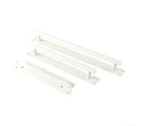 Maniglia per porta scorrevole in alluminio aerospaziale con proprietà antiruggine e forma ergonomica (225 mm bianco)