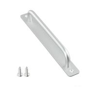 Maniglia per porta scorrevole in lega di alluminio, leva resistente per porte di cancelli in vetro, armadio e cancello, impugnatura moderna con finitura spazzolata, nero, argento oro, 212 x 25 mm