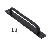 Maniglia per porta scorrevole in lega di alluminio, leva resistente per porte di cancelli in vetro, armadio e cancello, impugnatura moderna con finitura spazzolata, nero, argento oro, 212 x 25 mm