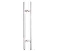 Maniglia per porta scorrevole in vetro da 61/81/101,6 cm, maniglia per porta d'ingresso su 2 lati, per doccia e capannoni in legno, resistente, per uso commerciale a spinta/tiro, per uso interno ed