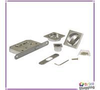 MANIGLIA PER PORTA SCORREVOLE interna ad incasso CON SERRATURA QUADRATA