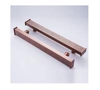 Maniglia per Porta Scorrevole Maniglia per Porta Battente in Lega di Alluminio, Maniglia per Porta Scorrevole Bifacciale Adatta per Porta in Legno/Porta in Vetro, 1 Pezzo-Style 6-80CM/31.5