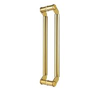 Maniglia per porta scorrevole nera opaca resistente, design elegante per una migliore presa su porte in vetro e legno, uso interno ed esterno