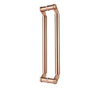 Maniglia per porta scorrevole nera opaca resistente, design elegante per una migliore presa su porte in vetro e legno, uso interno ed esterno