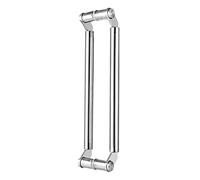 Maniglia per porta scorrevole nera opaca resistente, design elegante per una migliore presa su porte in vetro e legno, uso interno ed esterno