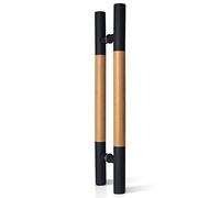 Maniglia per porta scorrevole per una facile installazione su porte in legno, vetro e metallo. Il design rustico migliora l'estetica della casa e del cancello