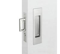 Maniglia per porta tascabile in acciaio inox, senza cuciture, alla moda, per case moderne e luoghi di lavoro, maniglia caricata a molla