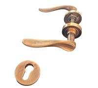 Maniglia per Porte Interne Coppia MAYA con Rosetta YALE BRONZATO GHIDINI