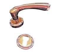 Maniglia per Porte Interne Coppia NICOLE Rosetta YALE Antracite/ORO PLAT GHIDINI