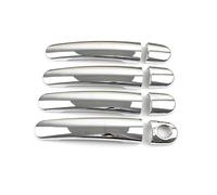 Maniglia per portiera Auto per VW per Polo per Lupo 2003-2006 ABS Cromato/Fibra di Carbonio Stile Maniglia per portiera Esterna Accessori per Auto Adesivo per Lo Styling