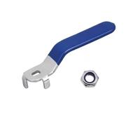 Maniglia per rubinetto a sfera, maniglia per valvola di chiusura con leva in metallo, valvola a quarto di rotazione, ricambio per giardino, cucina, bagno (lunghezza: 125 mm)