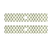 Maniglia per rubinetto diatomacea per lavello da cucina, riutilizzabile e decorata, 2 tappetini per asciugare il bancone della cucina, previene l'accumulo di umidità, 76,2 x 13,7 cm, motivo albero di