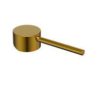 Maniglia per rubinetto miscelatore lavabo bidet incasso doccia in ottone modello Jazz - CONFEZIONE: 1 pz., Finitura: Oro Matt