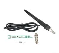 Maniglia per saldatore compatibile T12 907 Upgrade per STM32 per schermo OLED, strumento elettrico a matita per controllo preciso della temperatura per riparazioni di circuiti stampati, nero (nero)