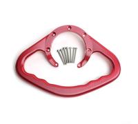 Maniglia per serbatoio del carburante per moto Honda, maniglia per passeggero, in lega di alluminio CNC, con resistenza alla pressione e scanalature antiscivolo (rosso)