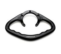 Maniglia per serbatoio del carburante per moto, maniglia per passeggero per Y-amaha YZFR3 R3 2014-2018 (nero)