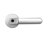 Maniglia per serratura della porta con impronte digitali, ricaricabile tramite USB, antifurto, intelligente, elettrico, senza chiave, ingresso di sicurezza con 2 chiavi per la casa (colore