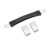 Maniglia per valigie,Sostituzione Impugnatura in plastica da 9.68" con Tappo terminale in Metallo e 2 staffe, Sostituzione Maniglia per Bagagli per valigie Valigia per valigie, Maniglia per baga