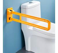 Maniglia per WC - Barra di sicurezza pieghevole a ribalta, in acciaio inox, supporto per anziani e utenti disabili
