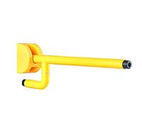 Maniglia per WC, impugnatura testurizzata e cerchio luminoso, lunghezza regolabile 60/75 cm, corrimano di sicurezza per il bagno