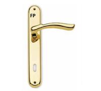 MANIGLIA PLACCA PORTE INTERNE SICMA SERIE IRIS OTTONE LUCIDO,BUSSOLA 48OL02