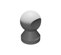 Maniglia Pomello per Cassetti Mobile - Stampata 3D 20mm Metallizzata