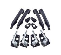 Maniglia Porta 8 Pezzi Per Picanto Per Morning 2011-2016 Cromato/nero Esterno Argento Interno Anteriore Posteriore Sinistro Destro SX DX Maniglia Portiera Auto(Black Kit)