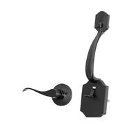 Maniglia Porta Anteriore Nera Senza Serratura, Maniglie Esterne Con Leva Di Passaggio, Ingresso Reversibile For Sinistra E Destra