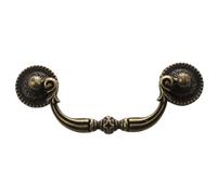 Maniglia porta armadio / cassetto ottone antico 100 millimetri