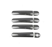 Maniglia Porta Auto Per Octavia Per Fabia Per Superb 2001-2007 Per Roomster 2006-2015 ABS Cromato/Fibra di Carbonio Texture Maniglia Della Porta Esterna copre Trim(Carbon style 2)