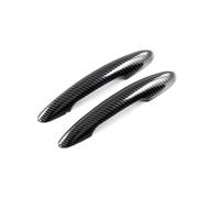 Maniglia Porta Auto Per S F54 F55 F60 F56 F57 Car Styling Interni Auto 2 Pz Nero Lucido Maniglia Della Porta Adesivi Copertura(Carbon No Hole)