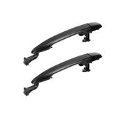 Maniglia Porta Auto Per Sienna 2004-2010 69213-08020 69227-08040 2 pezzi Maniglia per porta posteriore Maniglia per porta esterna(Zwart)