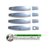 Maniglie cover adesive tappi porte acciaio cromo per Chevrolet Captiva 06-18