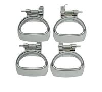 Maniglia Porta Cromata Anteriore Posteriore Sinistra Destra Interna Per Chevy HHR 2.0L 2.2L 2.4L 2006 2007 2008 2009-2011 19299614 Maniglie(2 Left 2 Right 4PCS)