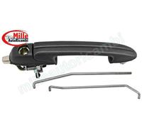 MANIGLIA PORTA ESTERNA ANT DX PER FIAT MAREA 1996-2003 S/CHIAVE IN PLASTICA NERA