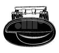 MANIGLIA PORTA ESTERNA ANT/POST DESTRA PER OPEL CORSA 01-06 CENTRALIZZATA